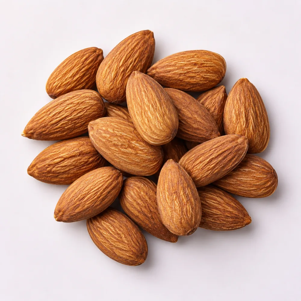 Illustrative photograph of almond kernels